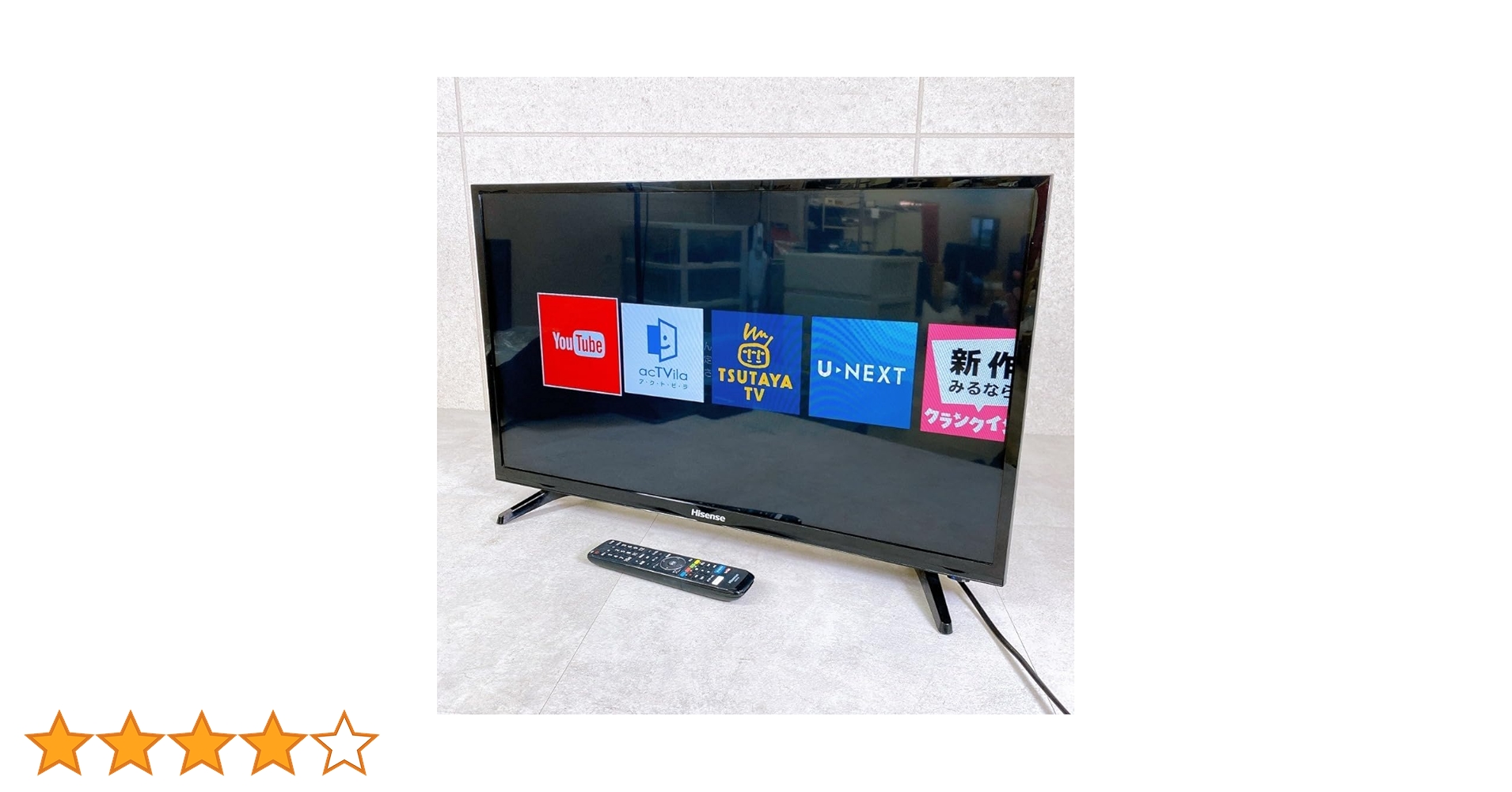 Amazon | Hisense(ハイセンス) 液晶テレビ（前面:ブラック 背面:マット